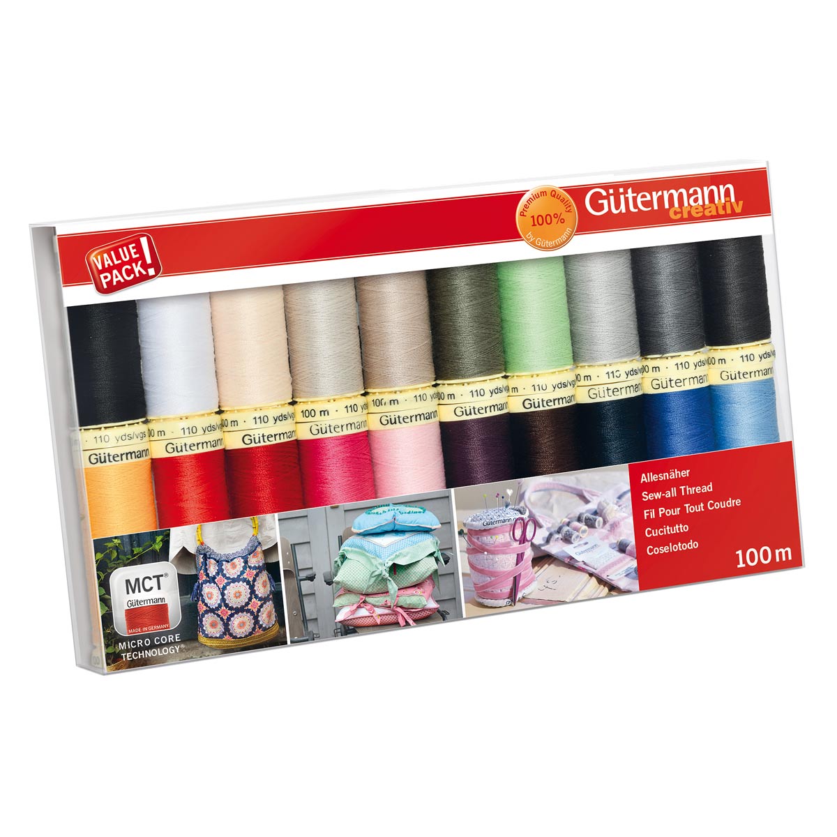 Gutermann 734609 Набор швейных нитей Sew-all, 20 кат. – купить в  интернет-магазине Модиста